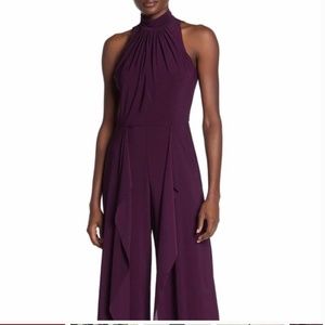Halter wide leg jumpsuit